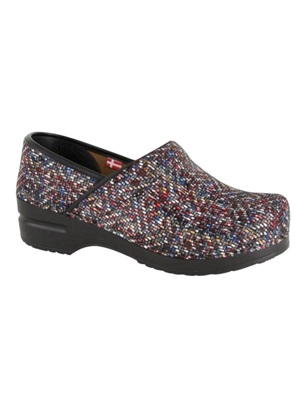 Sanita Leyden Womens Red Patent Leather clogs Arch Support Size 39 US 8